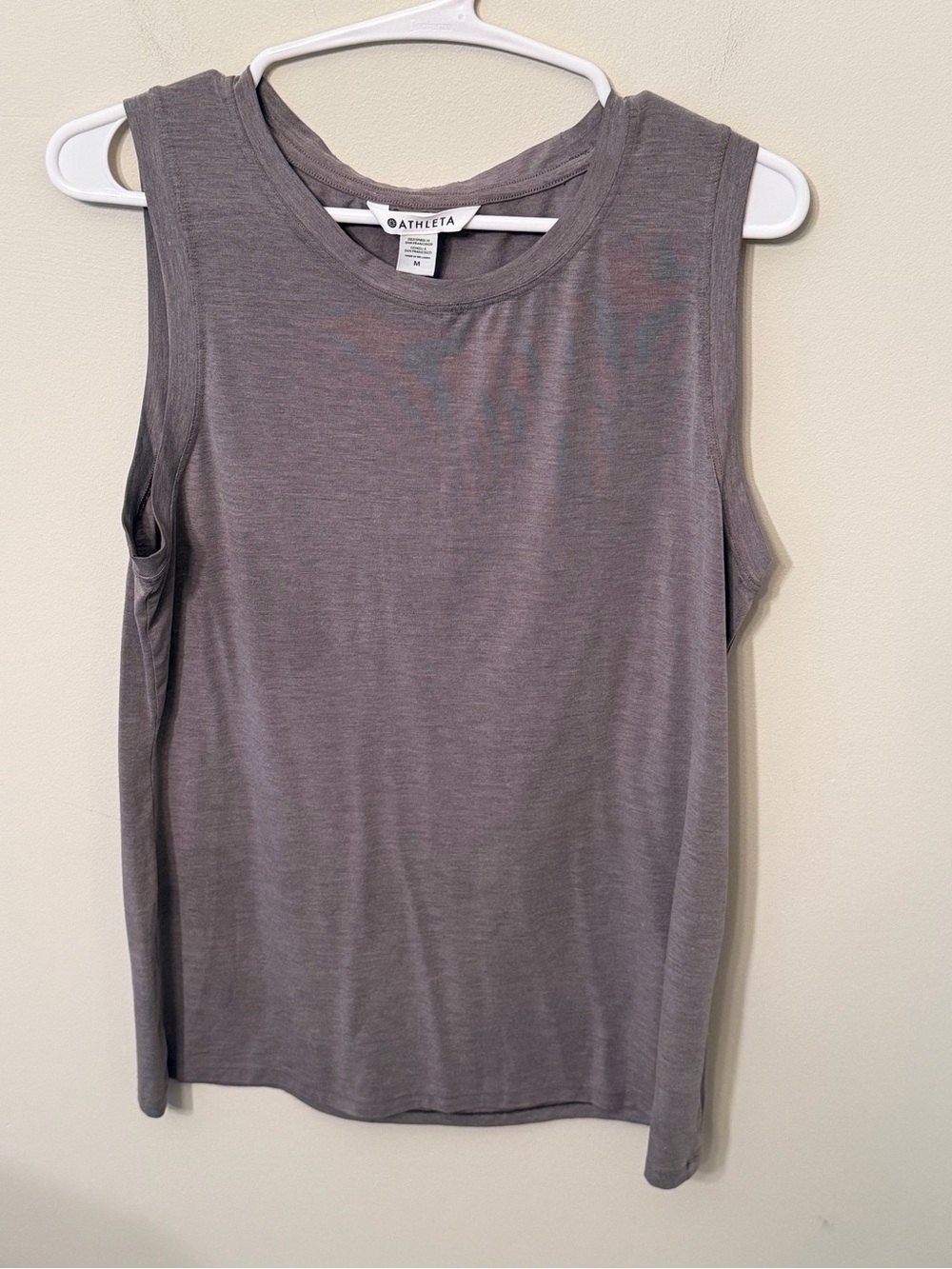 💗 Athleta Buttery Soft Mauve Grey Tank Top size Medium